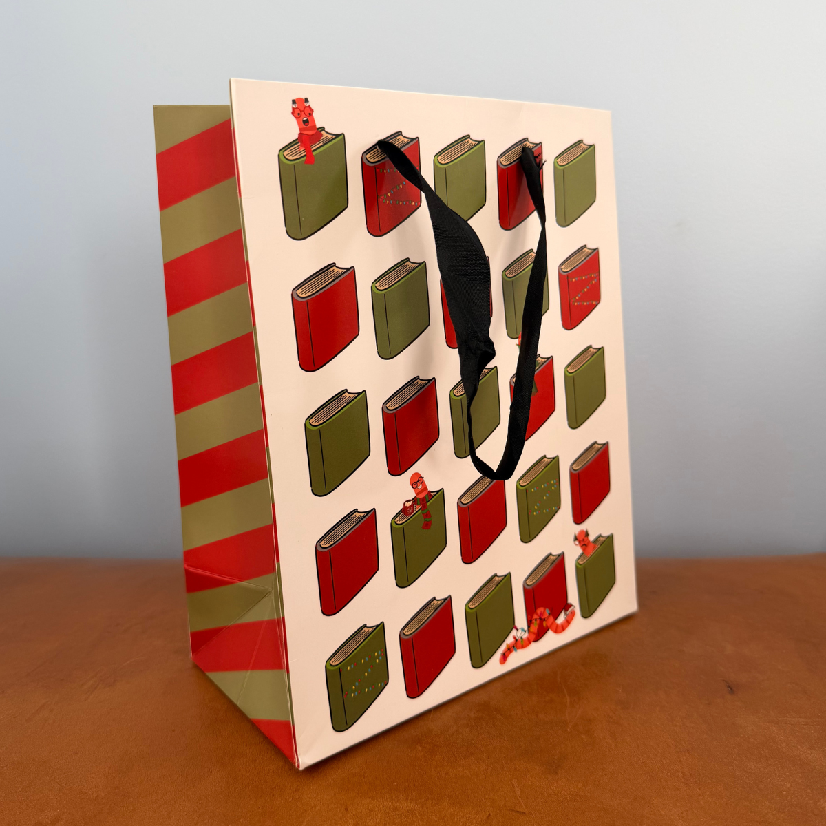 Holiday Bookworm Gift Bag