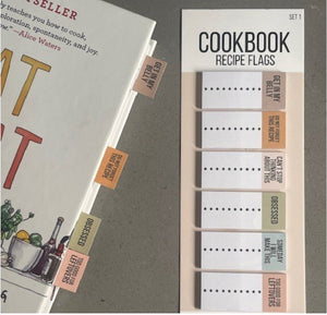 COOKBOOK PAGE FLAGS