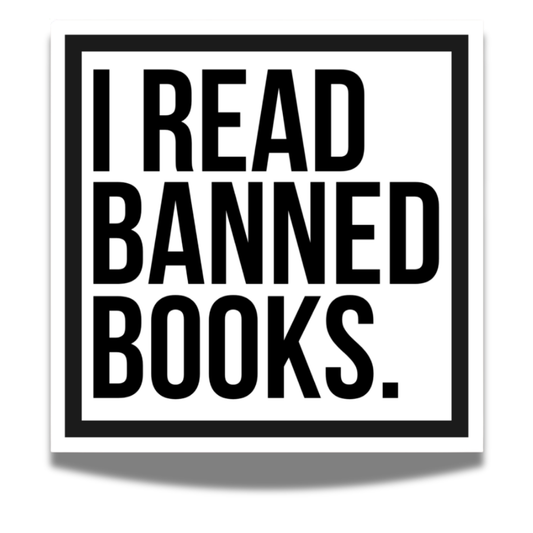 I Read Banned Books Sticker