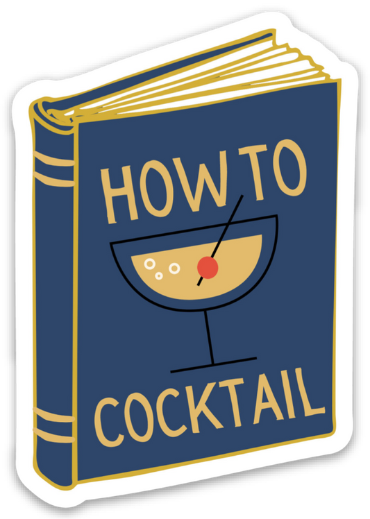Book Sticker: How to Cocktail