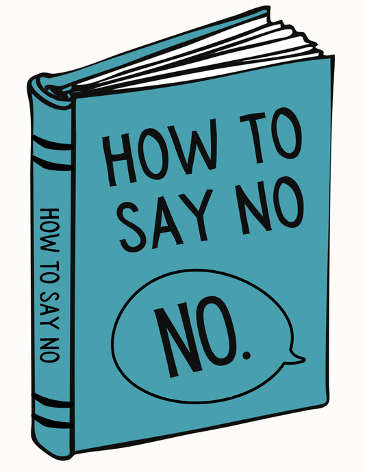 How to Say No Greeting Card