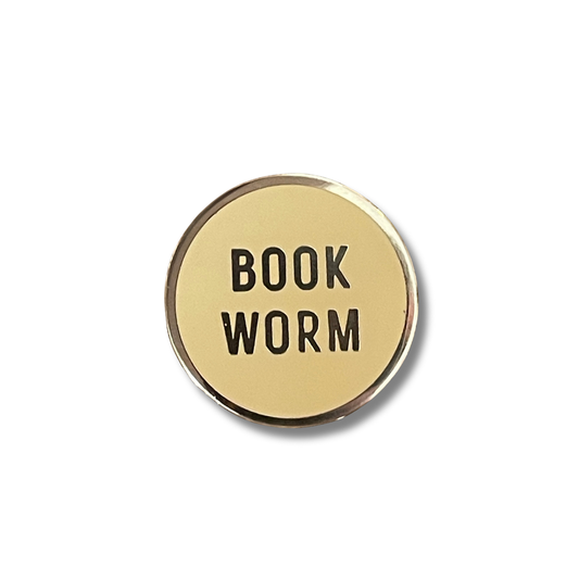 Book Worm Pin