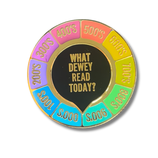 What Dewey Read Today Spinning Pin