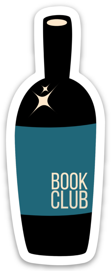 Book Club Sticker (teal)
