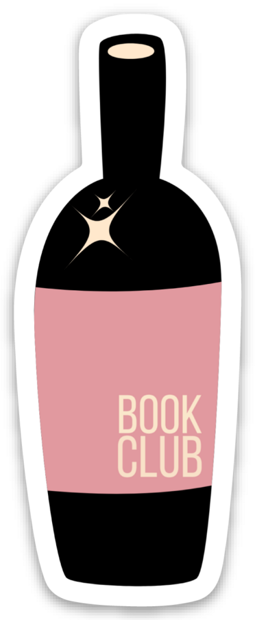 Book Club Sticker (Pink)