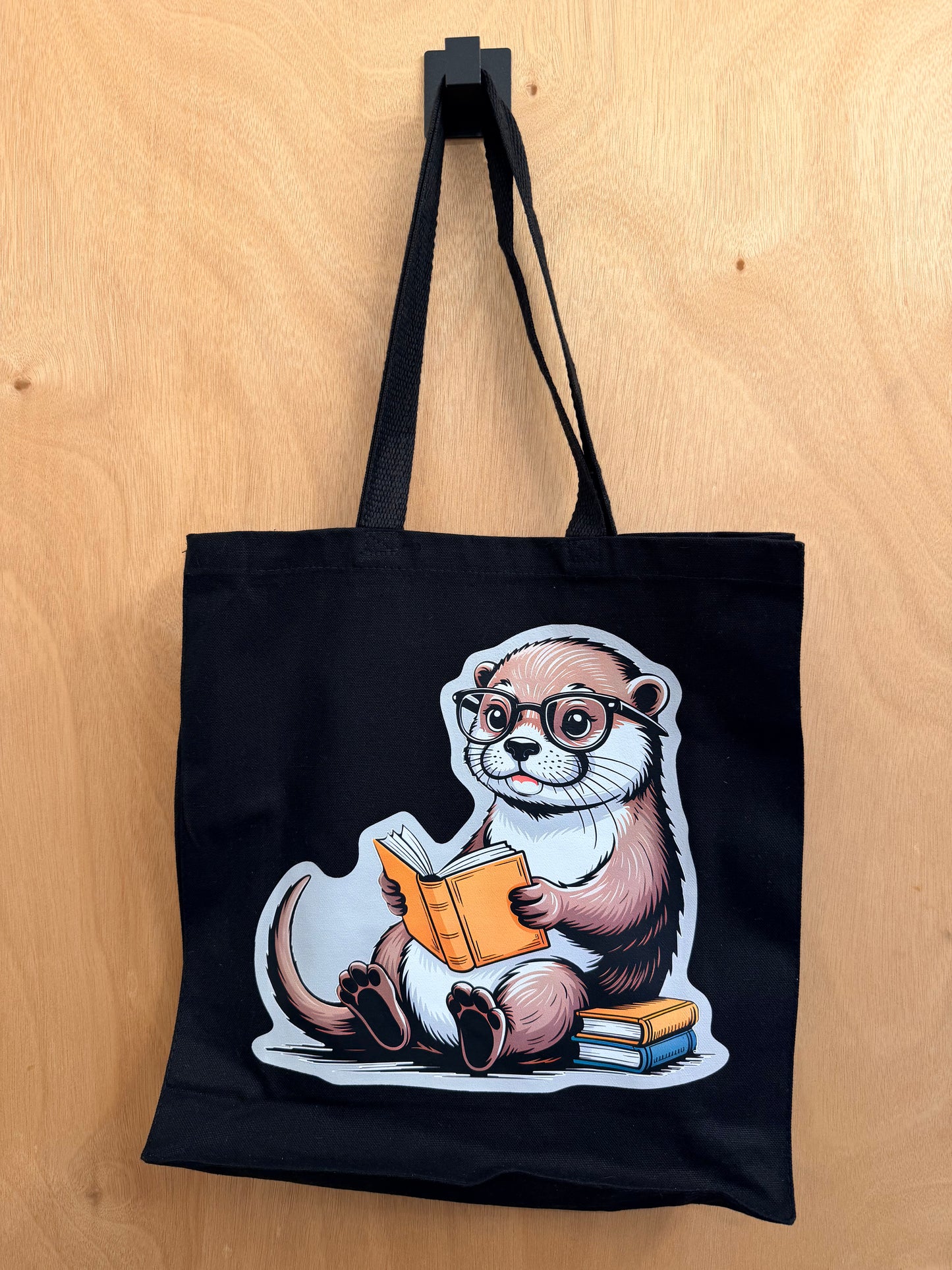 Reading Otter Tote Bag