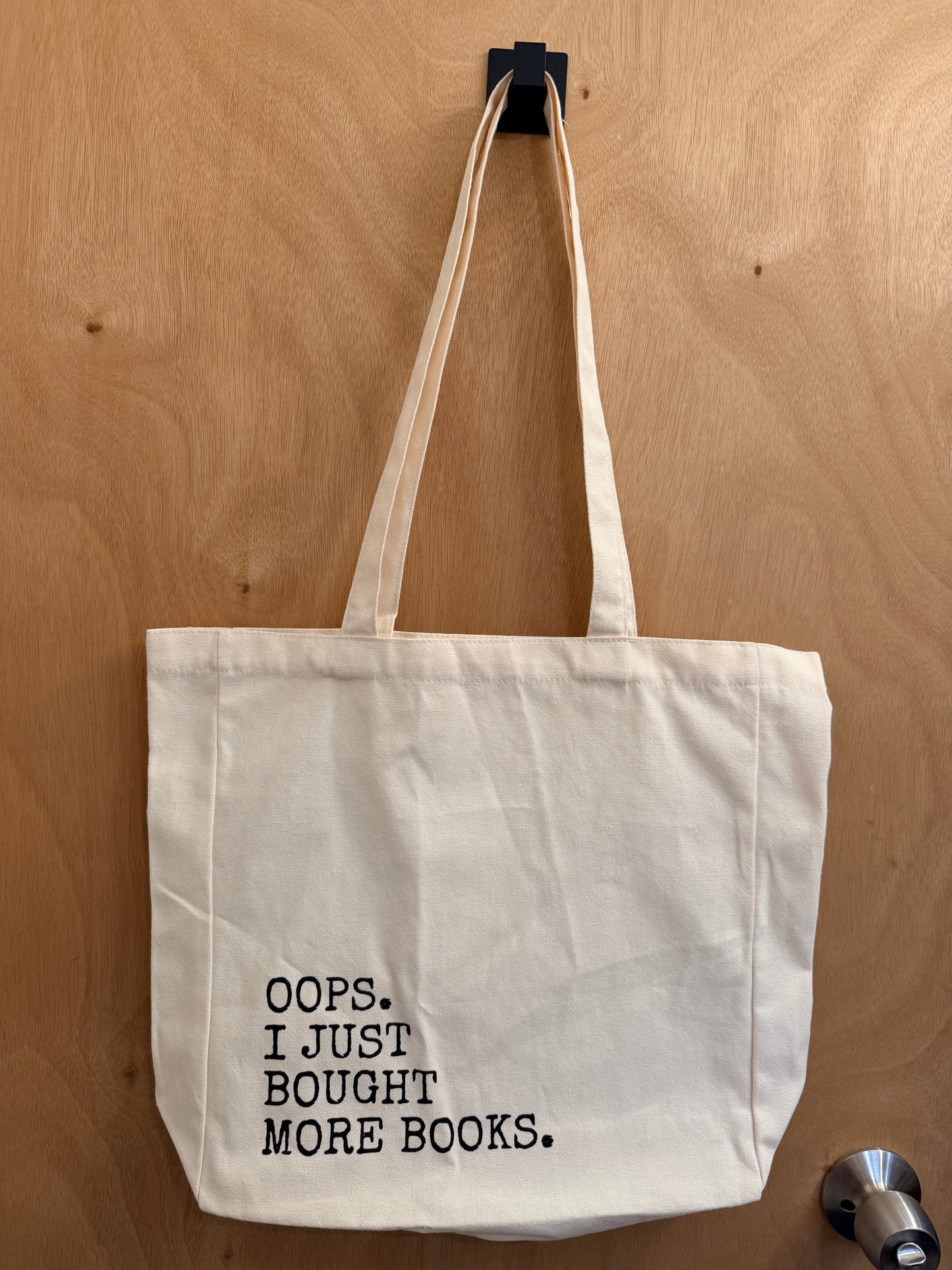 Oops I Just Bought More Books totebag