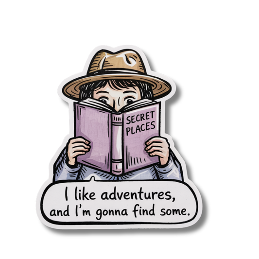 I Like Adventures Sticker