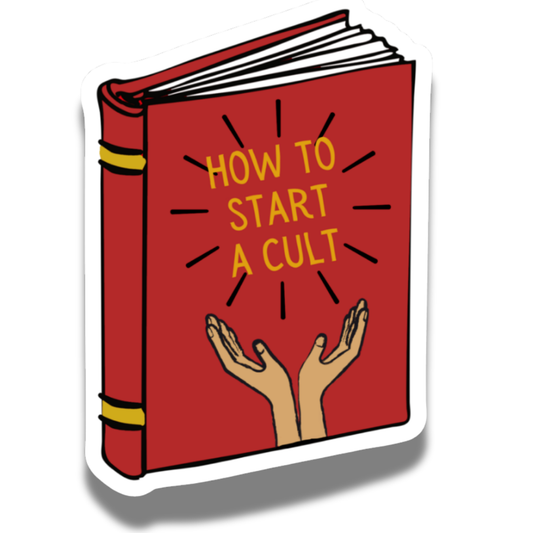 Book Sticker: How to Start a Cult