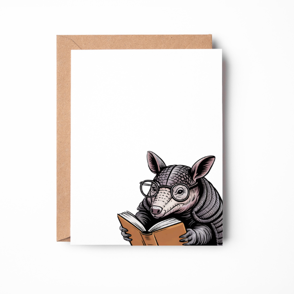 Armadillo Greeting Card