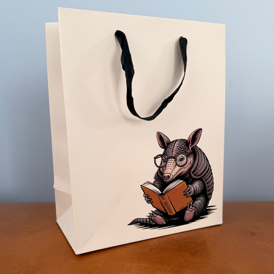 Reading Armadillo Gift Bag