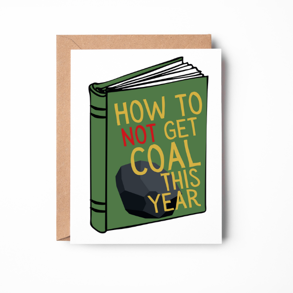 Holiday Coal Greeting Card